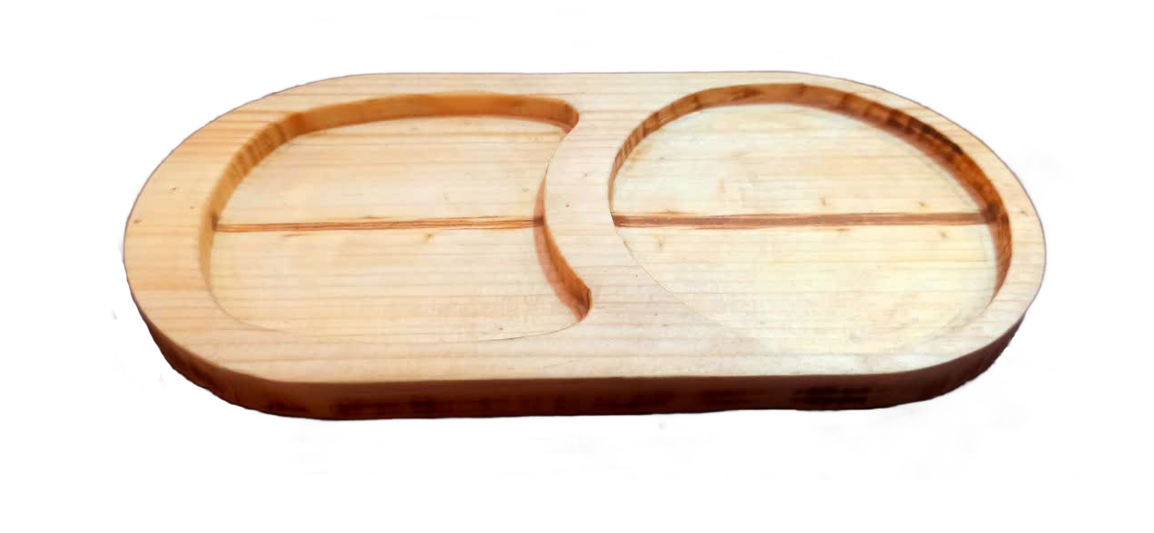 زیرلیوانی چوبی